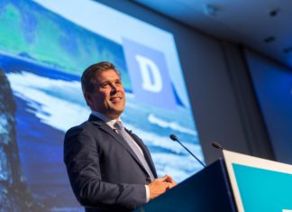 Opin fundur með Bjarna Benediktssyni ásamt öðrum frambjóðendum