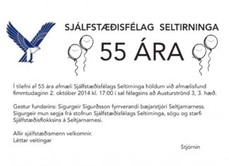 Sjálfstæðisfélag Seltirninga 55 ára