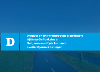 Auglýst er eftir framboðum til prófkjörs Sjálfstæðisflokksins á Seltjarnarnesi fyrir komandi sveitarstjórnarkosningar.