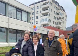 Frá fjölskyldudegi og opnun kosningamiðstöðvar